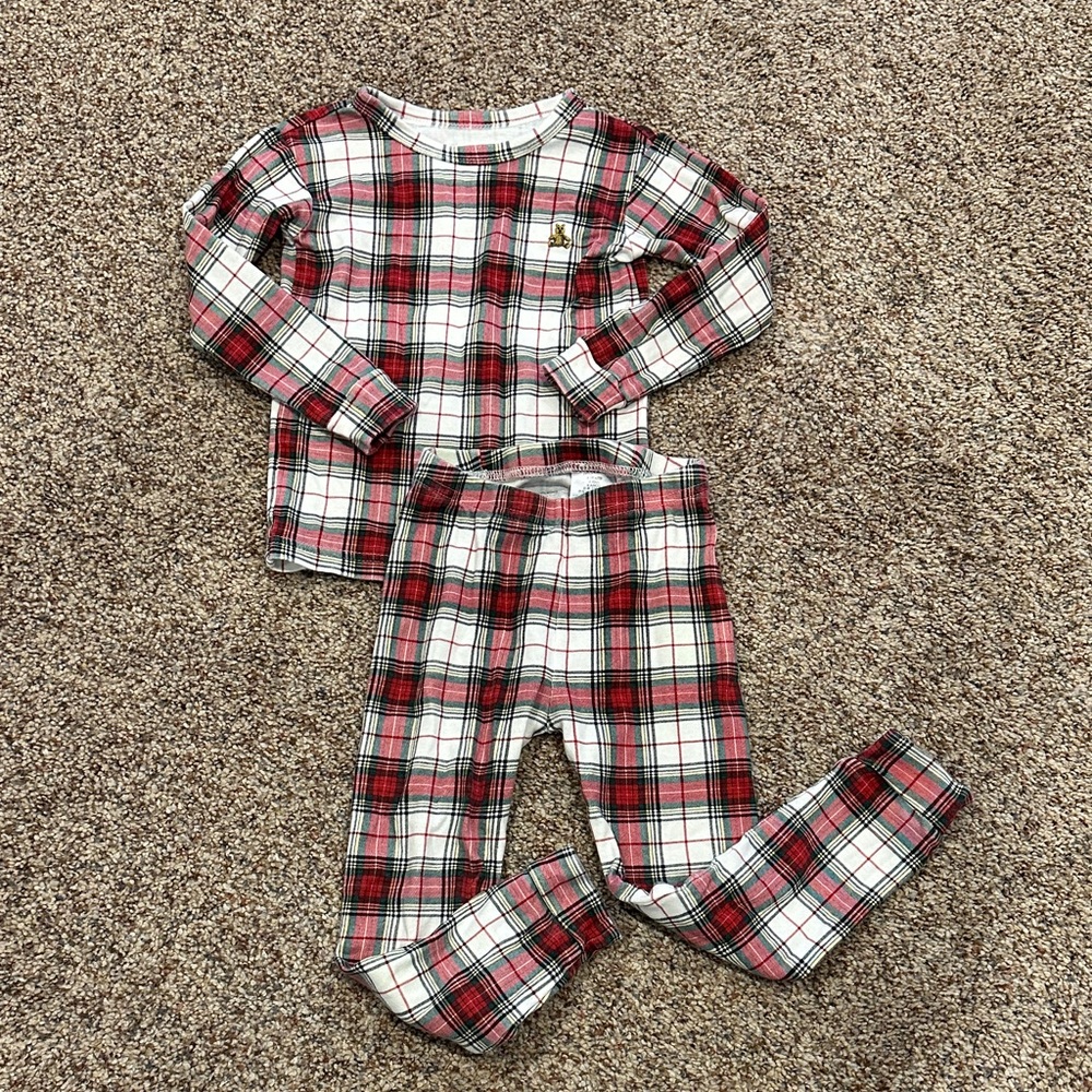 🎄🎅 GAP Kids Plaid Pajama Set in Red and White